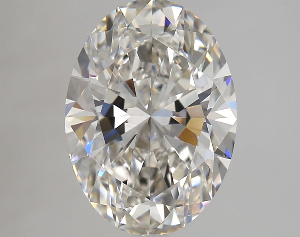 2.67 ct. oval Lab Grown Diamond front image