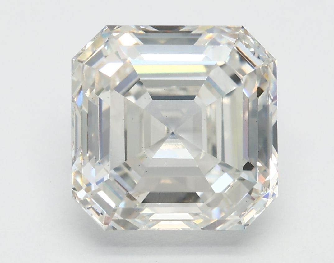 3.71 ct Square Emerald diamond
