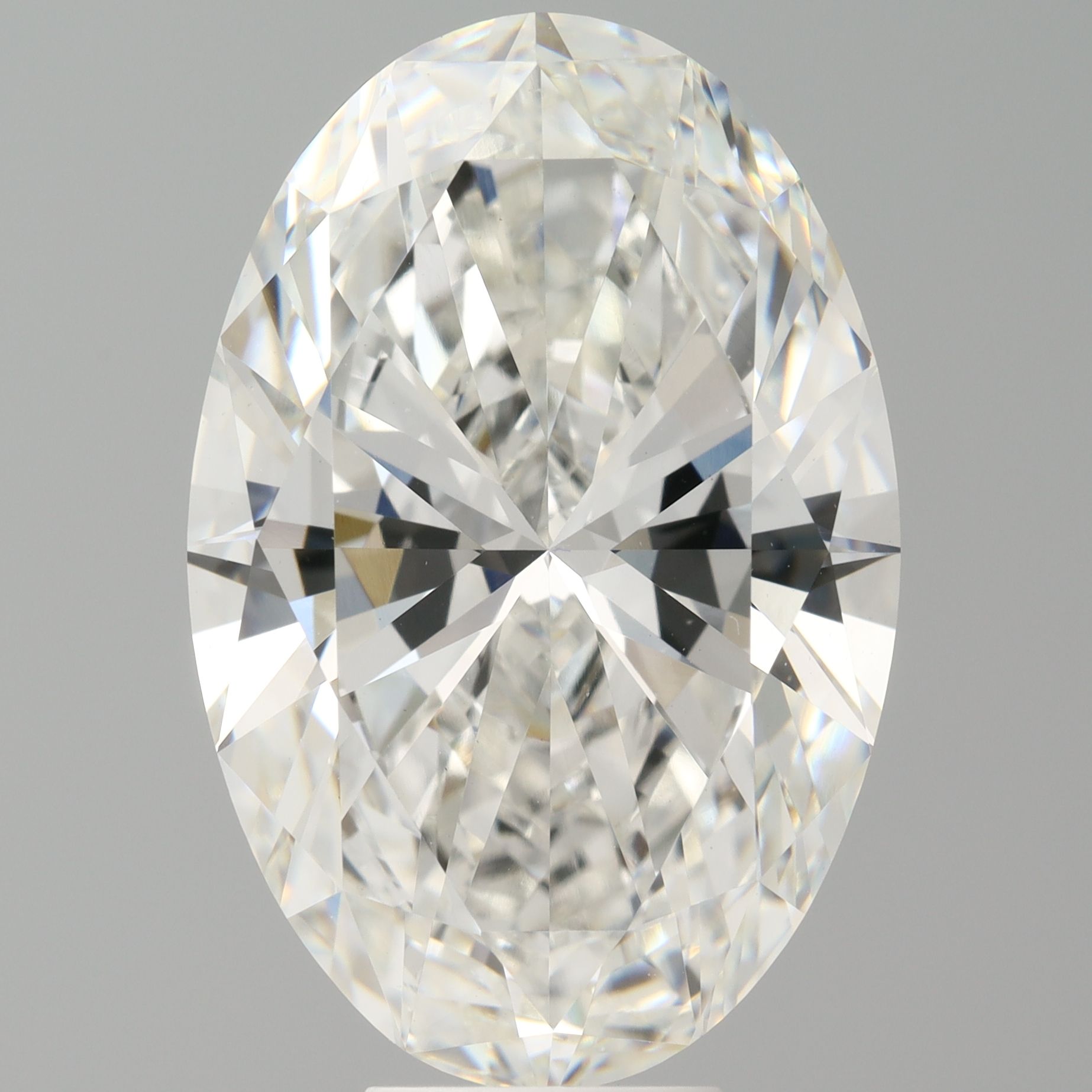 9.58 ct. oval Lab Grown Diamond front image
