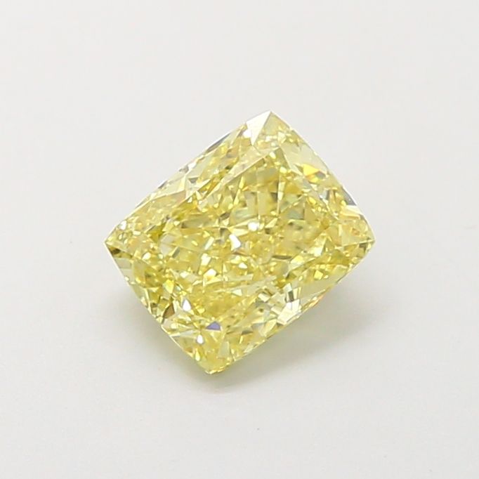 1.23 CT Fancy Intense Yellow CUSHION MODIFIED