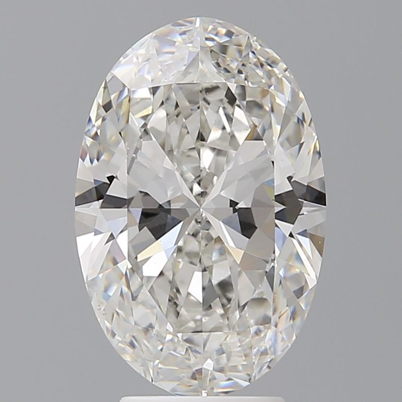 4.42 ct. oval Lab Grown Diamond front image