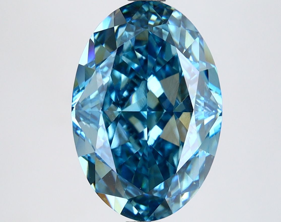 4.14 ct. oval Lab Grown Diamond front image