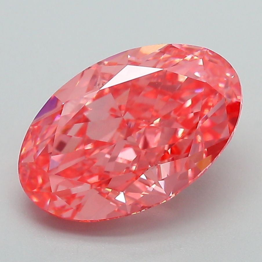 3.68 ct. oval Lab Grown Diamond front image