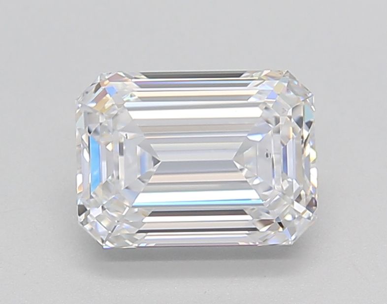 Diamant Émeraude 1.50 ct - Couleur D - Pureté VS2