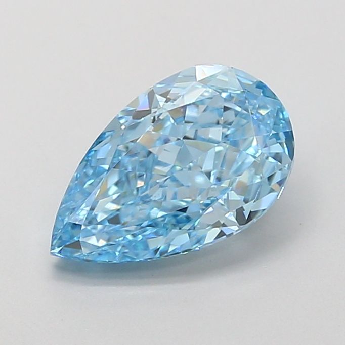 1.61 CT Fancy Vivid Blue PEAR
