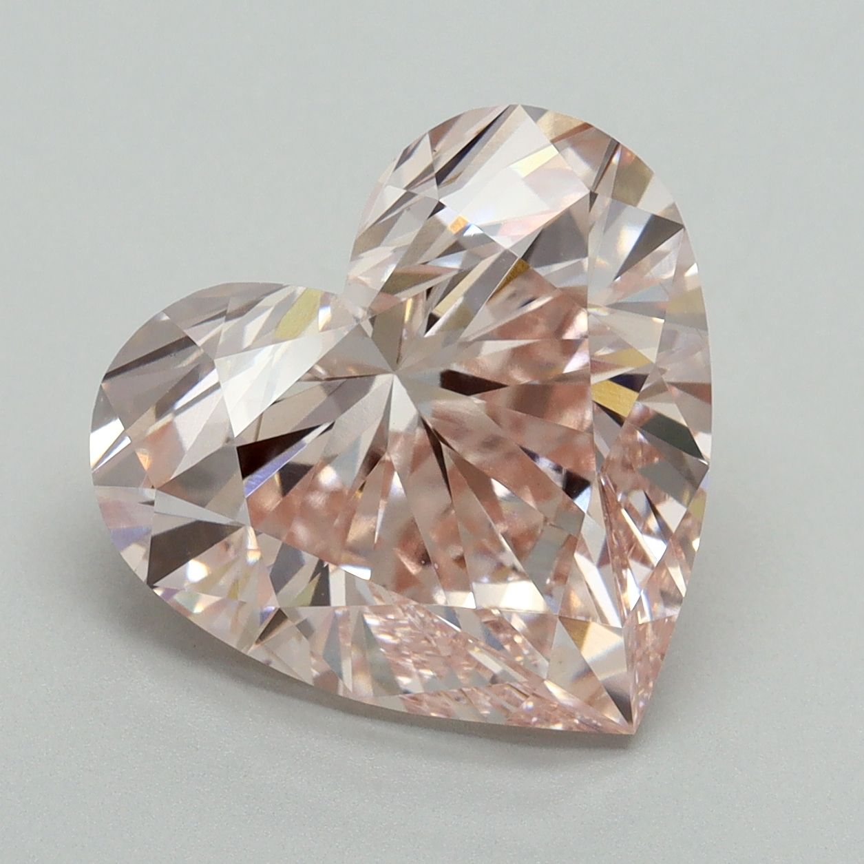 6.57 ct. heart Lab Grown Diamond front image