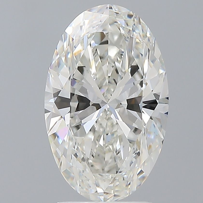3.02 ct. oval Lab Grown Diamond front image
