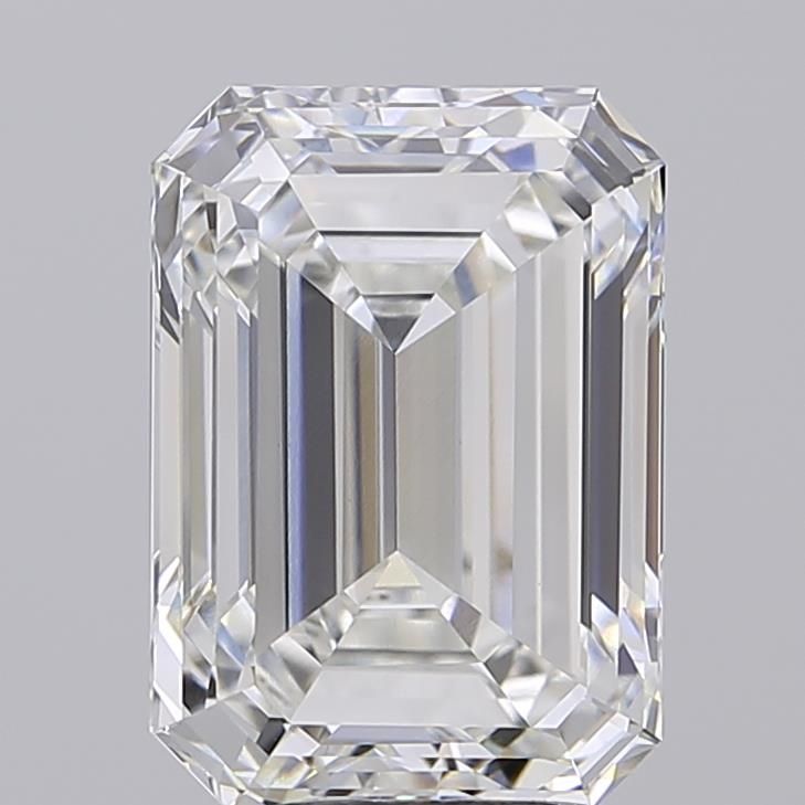 5.04 ct. emerald Lab Grown Diamond front image