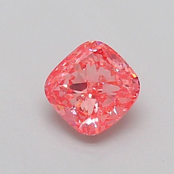 0.5 CT Fancy Vivid Pink CUSHION BRILLIANT