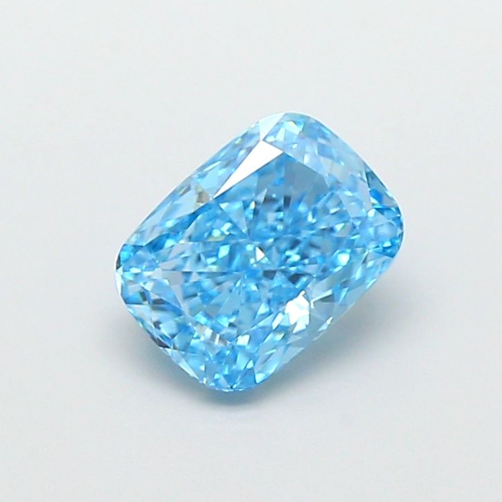 1.01 CT Fancy Vivid Blue CUSHION MODIFIED
