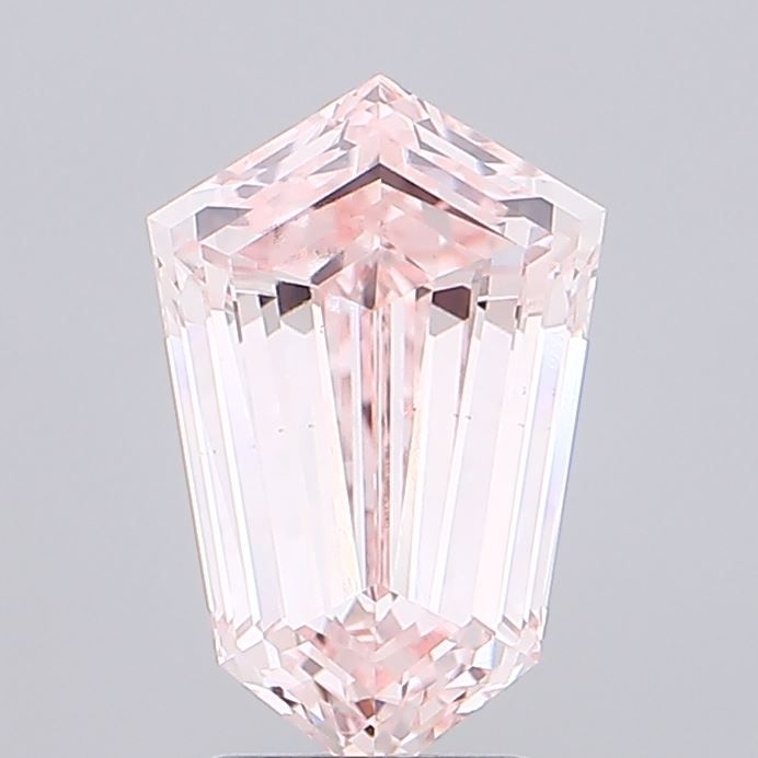 3.08 ct lab-grown Shield Diamond