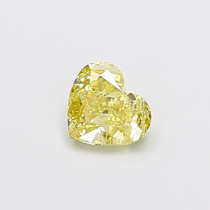 1.02 CT Fancy Intense Yellow HEART