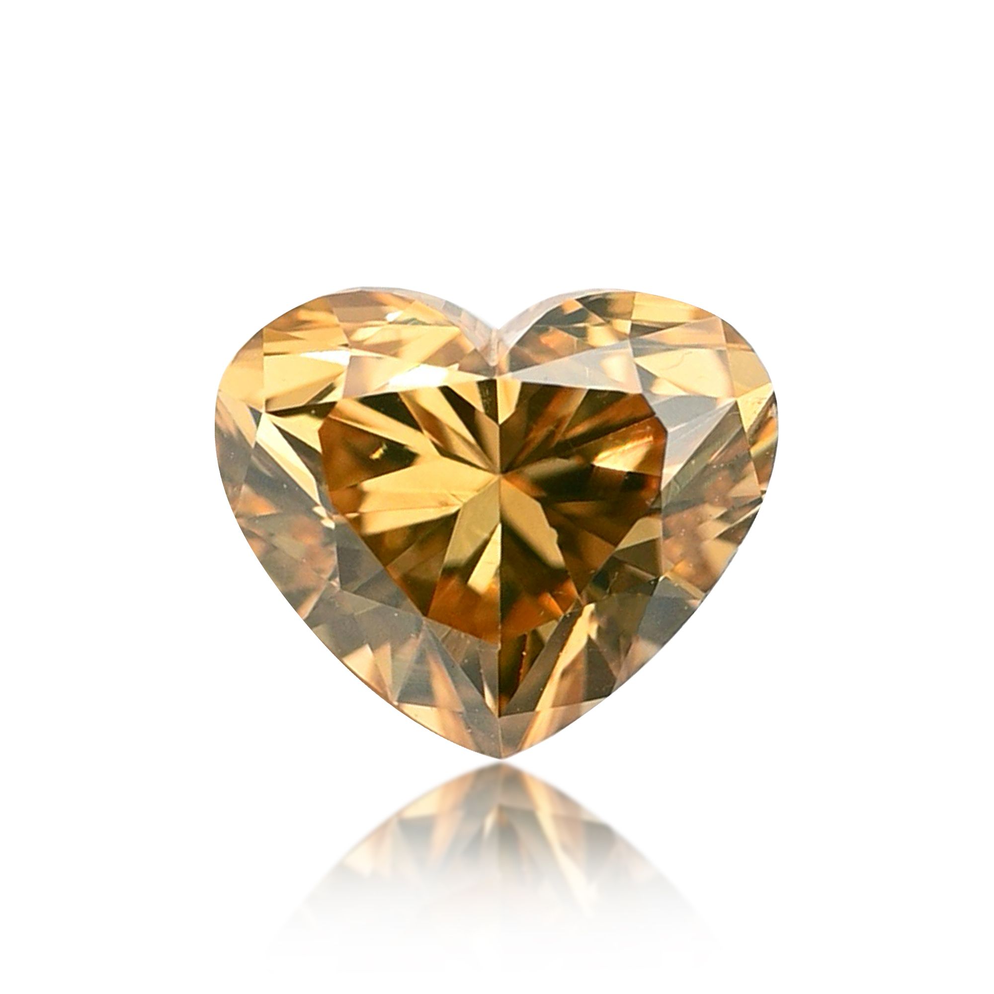Diament 0.61 ct Fancy Deep Yellow/VVS2