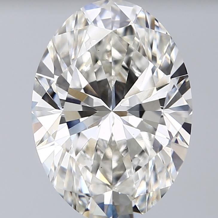 4.75 ct. oval Lab Grown Diamond front image