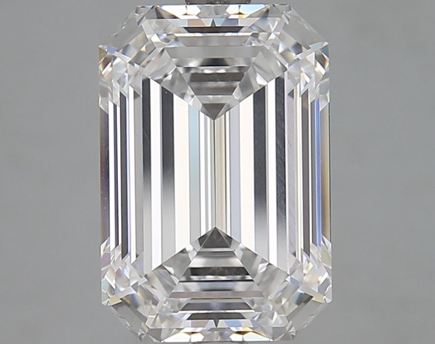 Diamant Émeraude 4.31 ct - Couleur D - Pureté VVS2