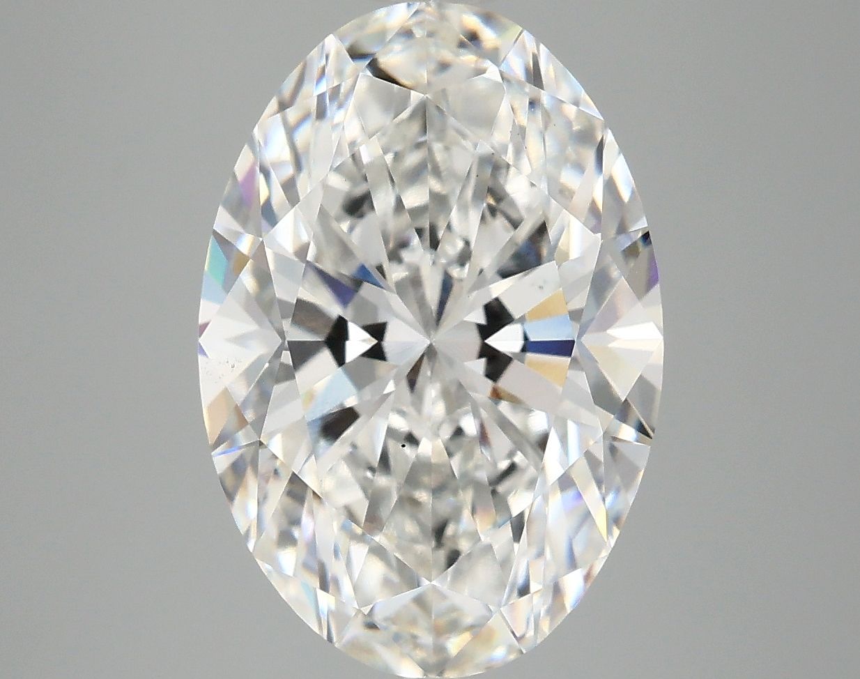 5.09 ct. oval Lab Grown Diamond front image