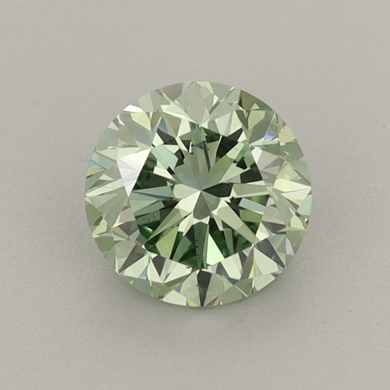 1.01 CT Fancy Vivid Green ROUND