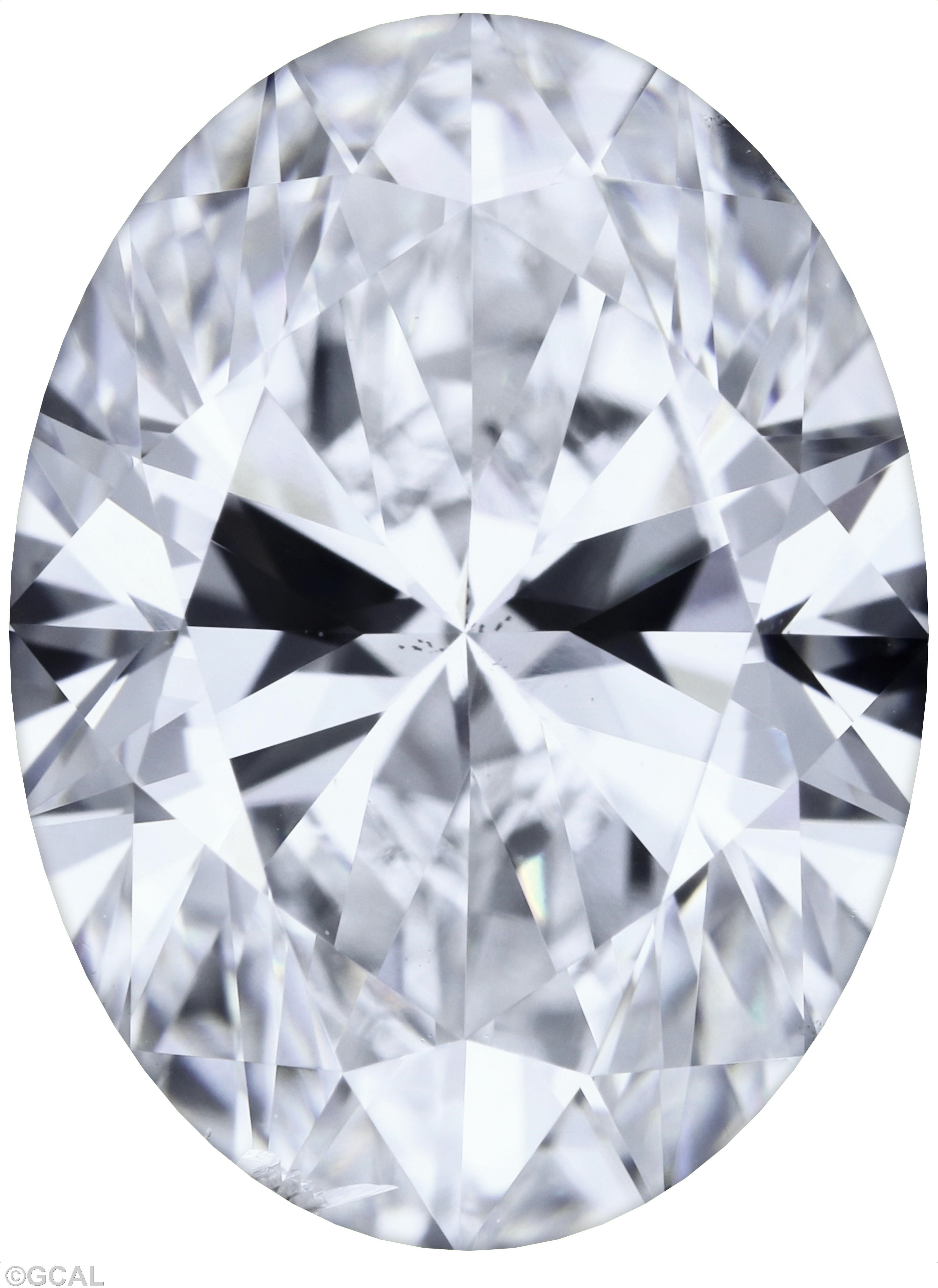 3.02 ct lab-grown Oval Diamond