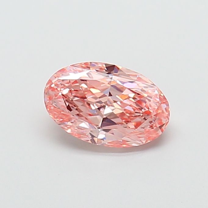 1.6 CT Fancy Vivid Orangey Pink OVAL