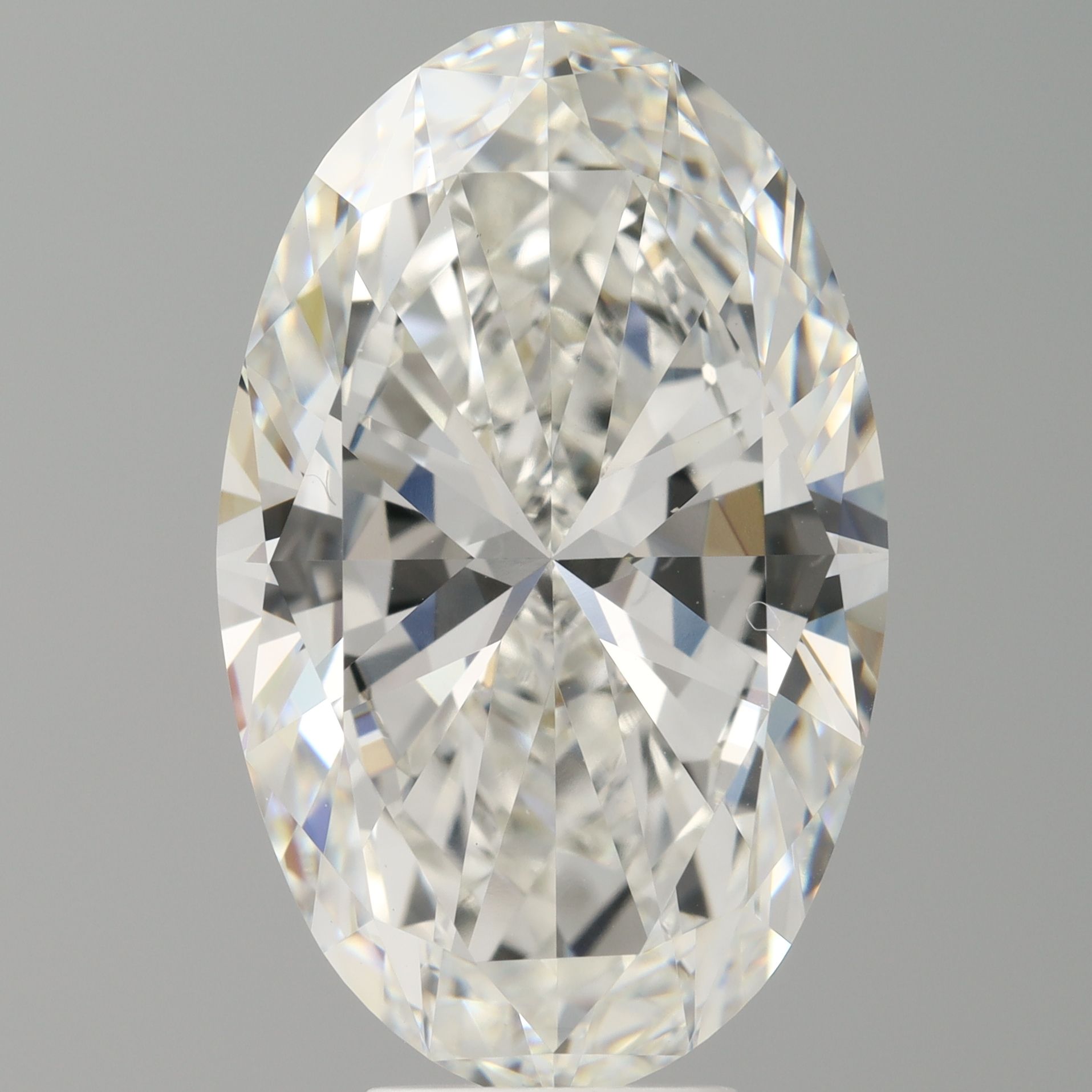 7.08 ct. oval Lab Grown Diamond front image