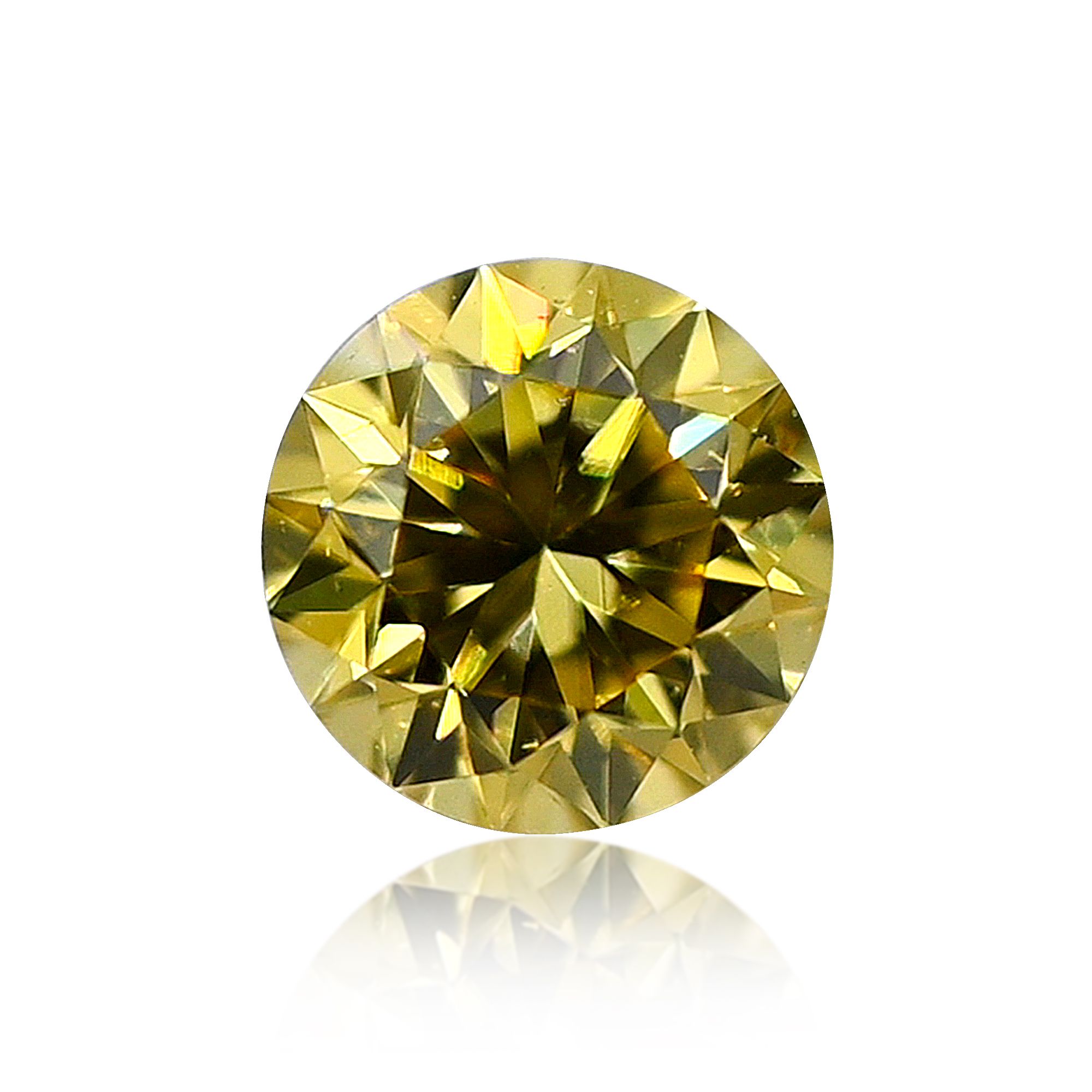 Diament 0.19 ct Fancy Intense Yellow/SI1