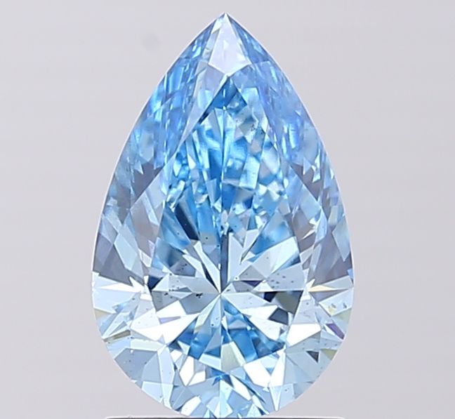 1.51 CT Fancy Vivid Blue PEAR