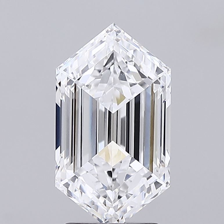 2.53 ct lab-grown Hexagonal Diamond