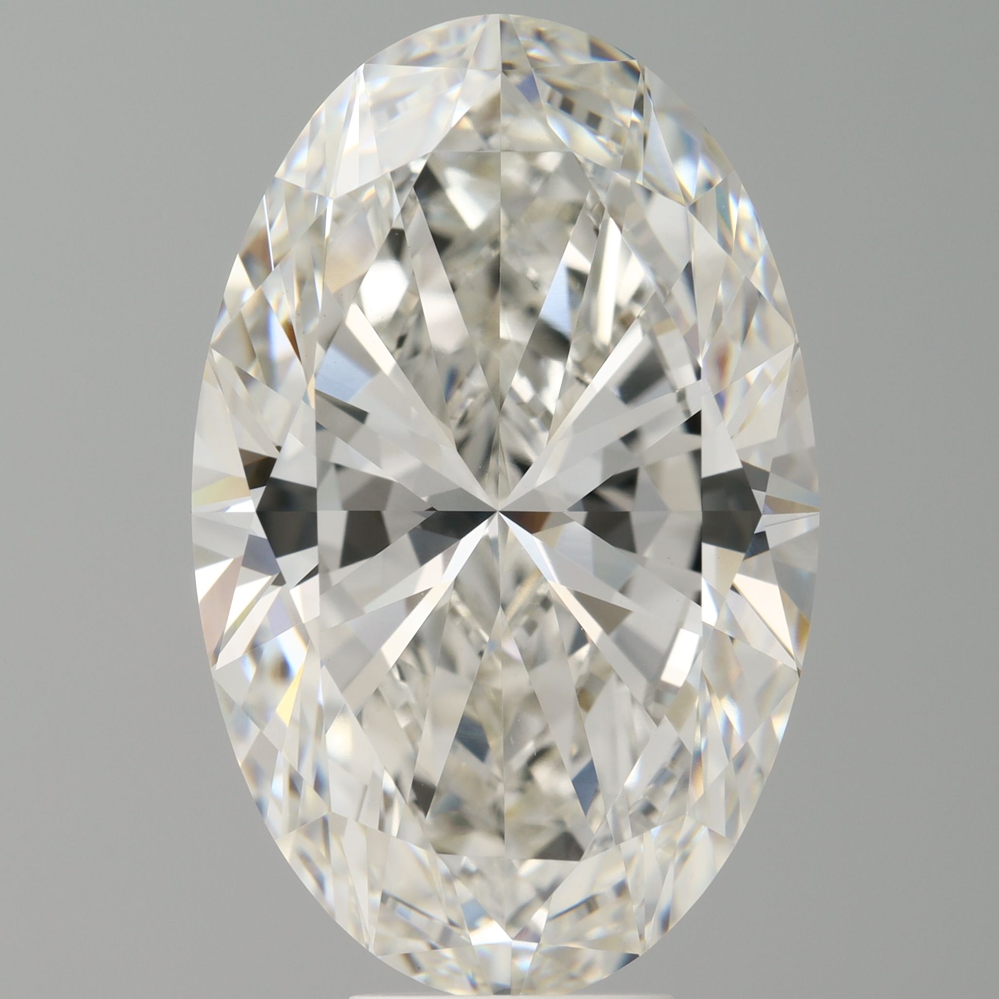 9.09 ct. oval Lab Grown Diamond front image