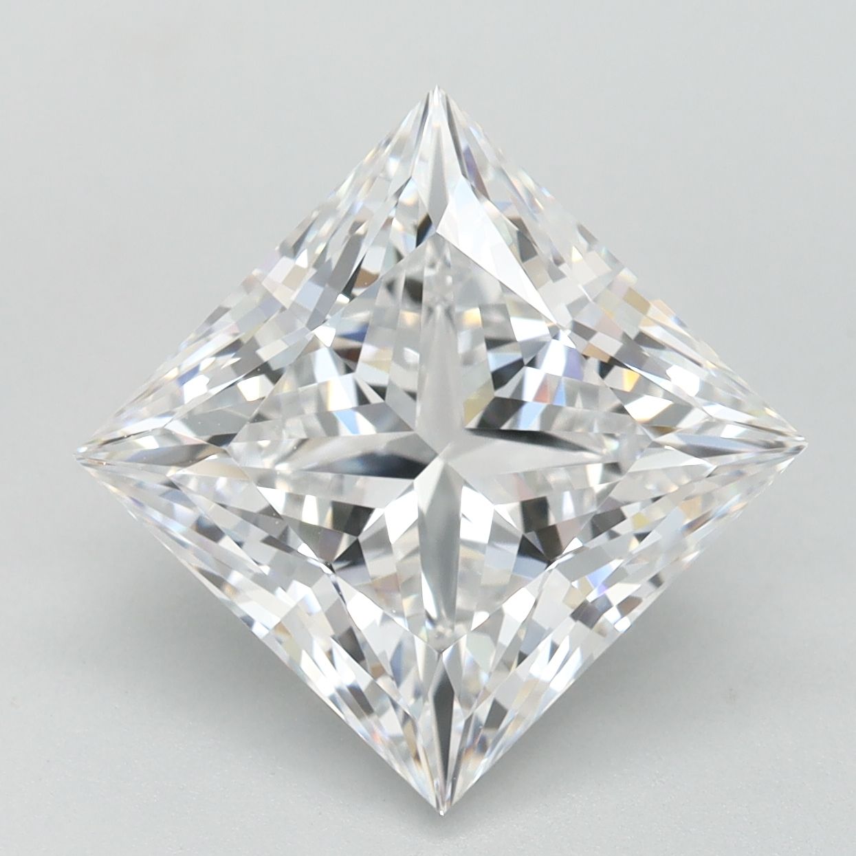 4.36 ct. princess Lab Grown Diamond front image