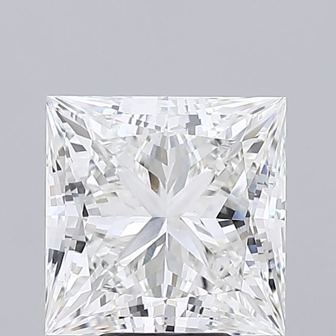 6.09 ct. princess Lab Grown Diamond front image
