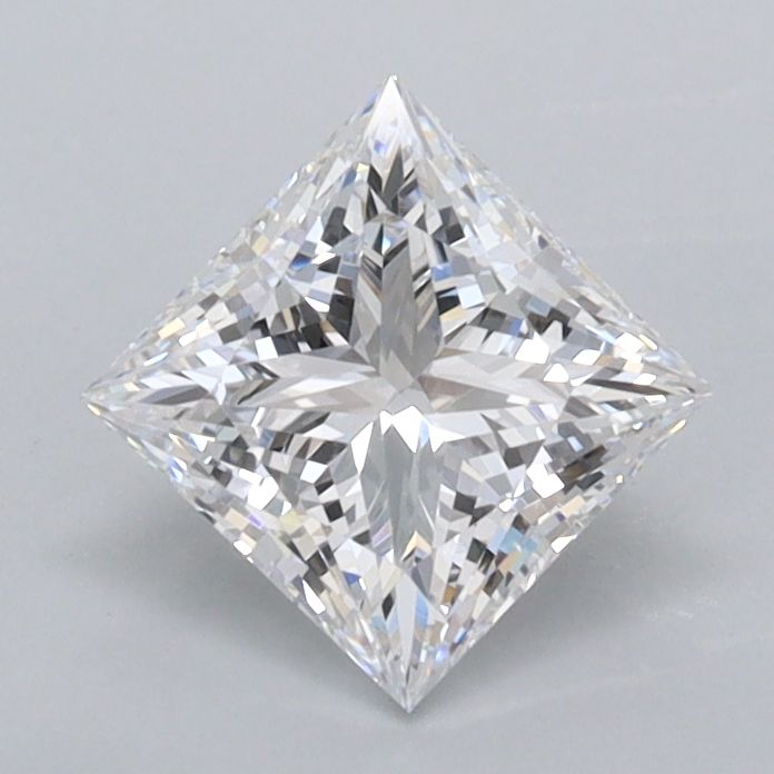 1 ct lab-grown Princess Diamond