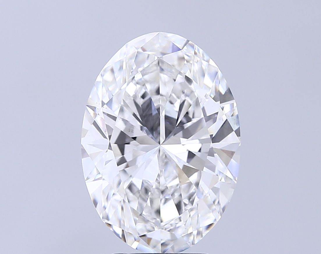 5.03 ct. oval Lab Grown Diamond front image