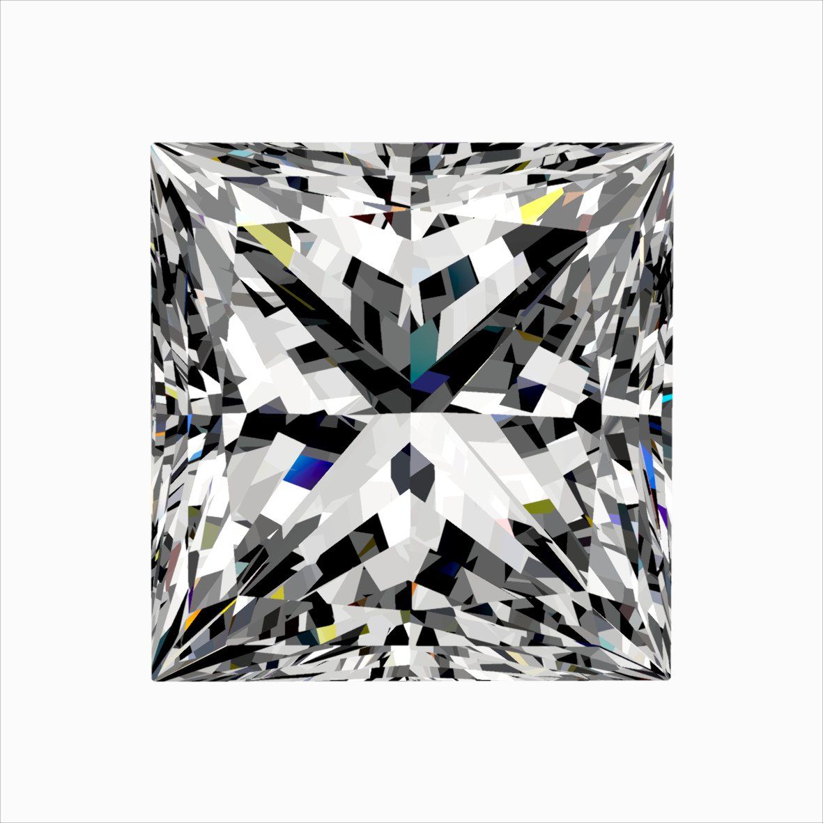 0.31ct Princess diamond