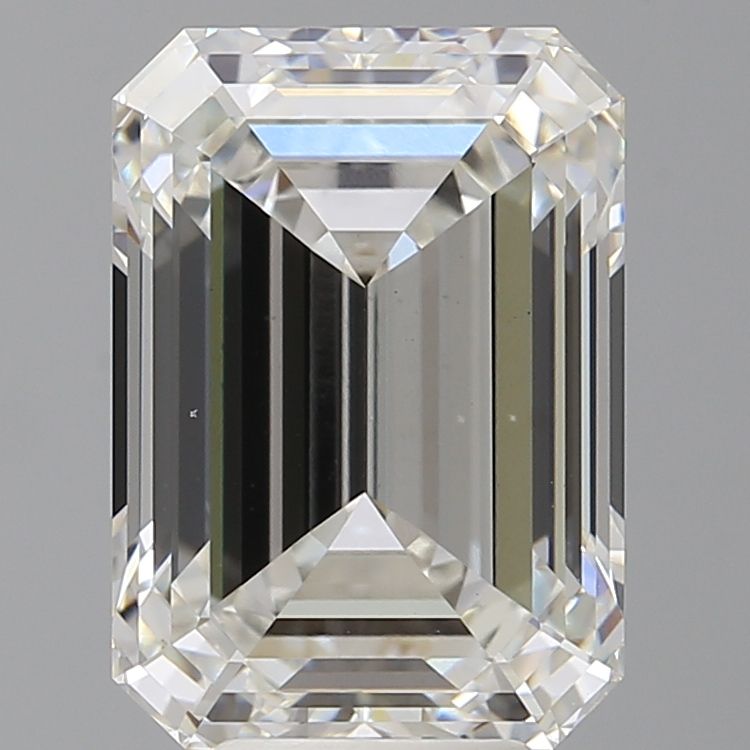 7.04 ct. emerald Lab Grown Diamond front image