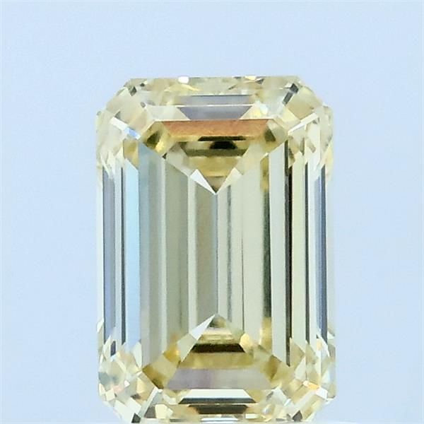 1.1 CT Fancy Light Yellow EMERALD