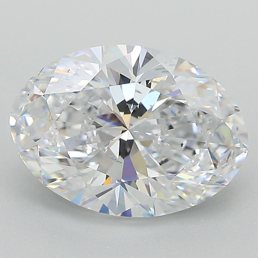 3.02 ct. oval Lab Grown Diamond front image