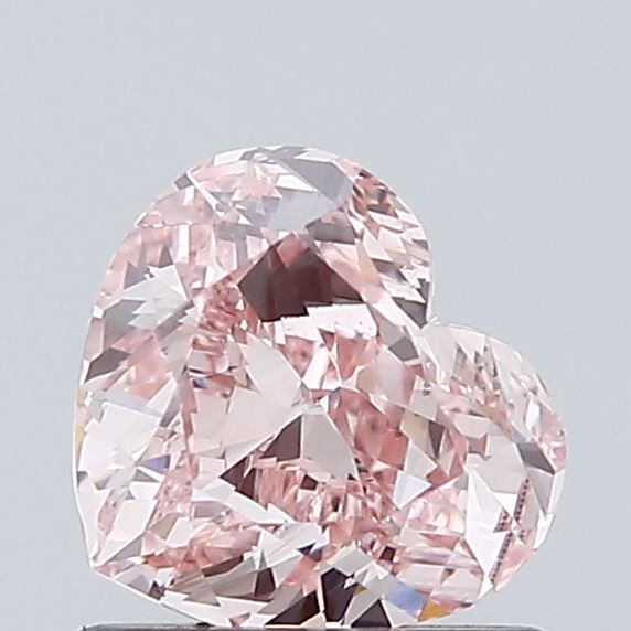 1.01 CT Fancy Intense Pink HEART