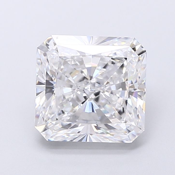 3.4 ct lab-grown Square radiant Diamond