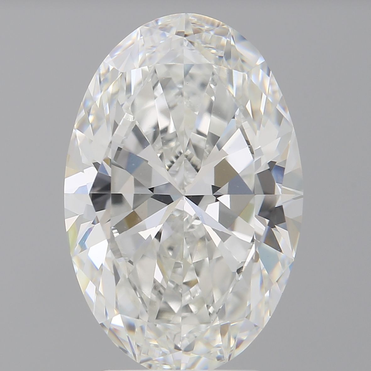 4.08 ct. oval Lab Grown Diamond front image