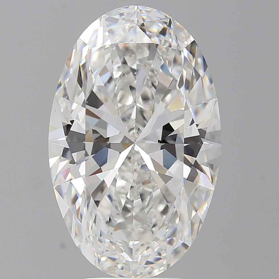 7.10 ct. oval Lab Grown Diamond front image