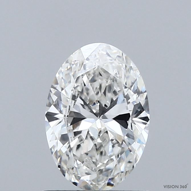 1.03 ct. oval Lab Grown Diamond front image