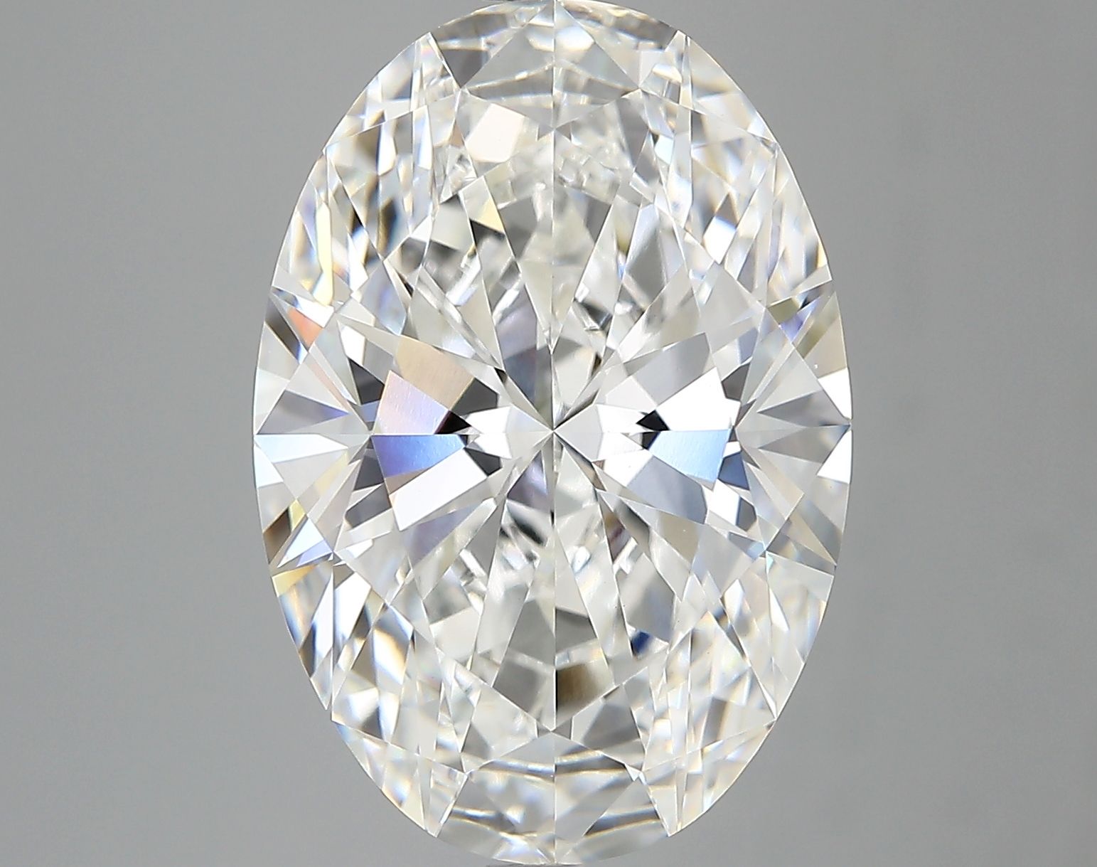 7.55 ct. oval Lab Grown Diamond front image