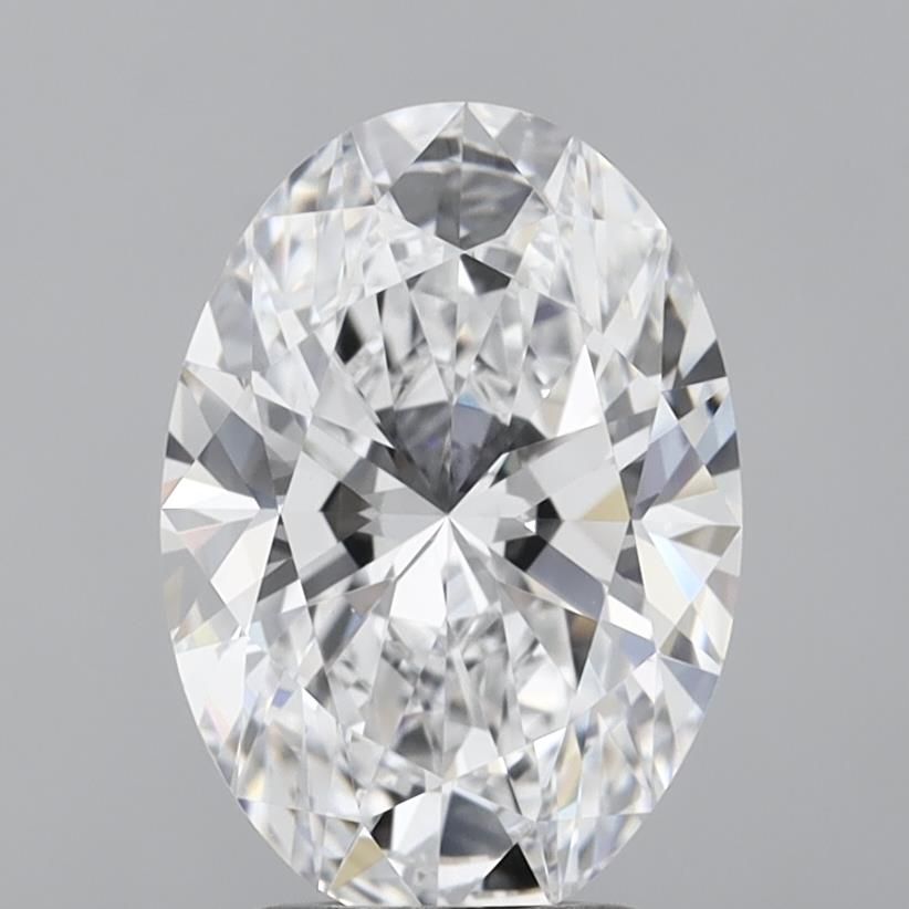 2.87 ct. oval Lab Grown Diamond front image