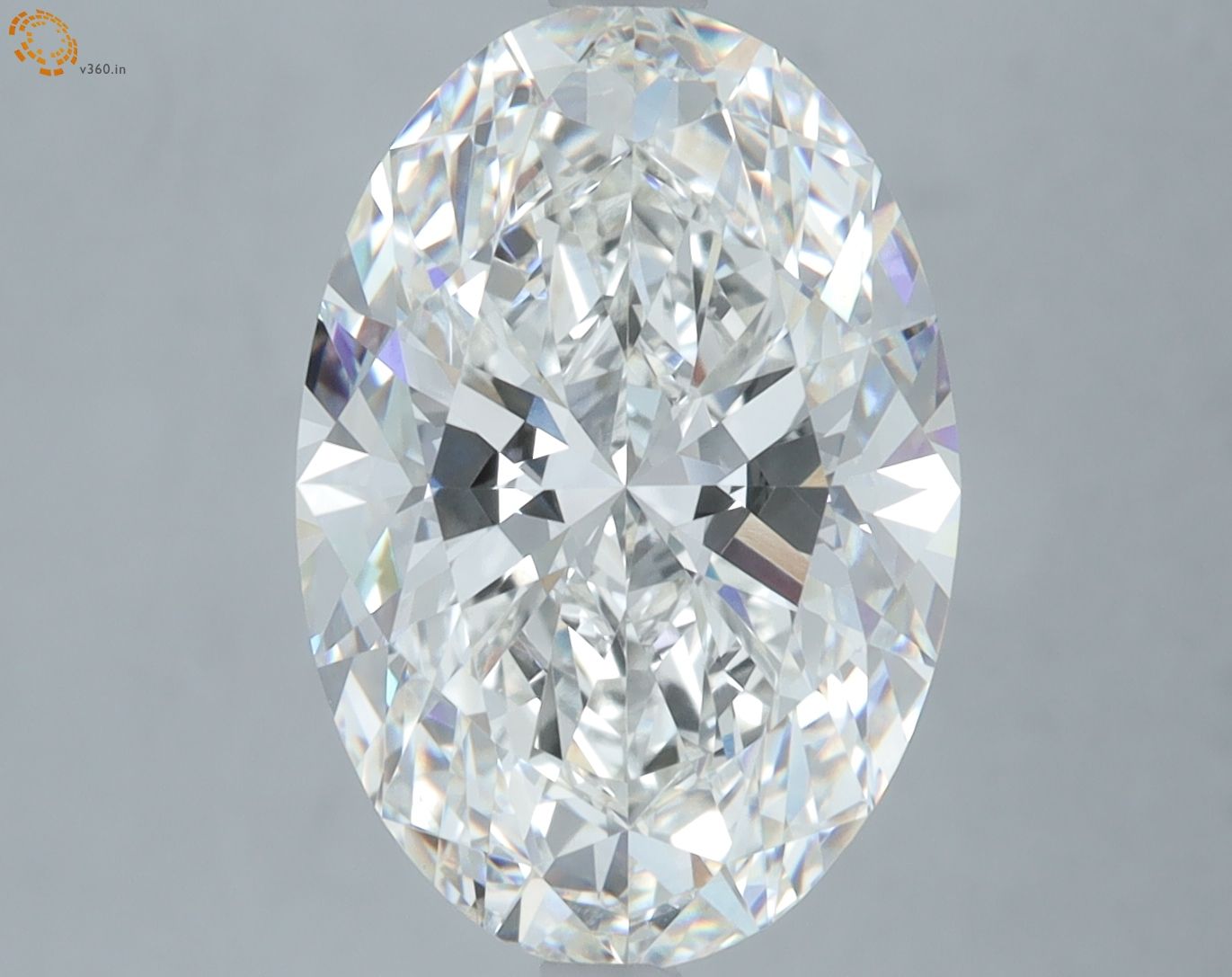 6.02 ct. oval Lab Grown Diamond front image