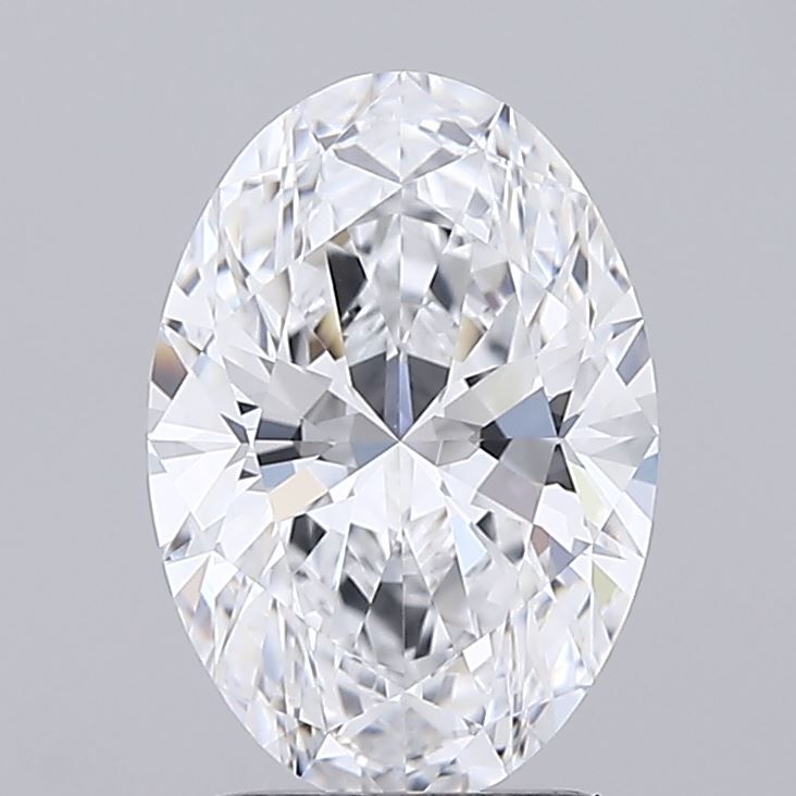 2.02 ct. oval Lab Grown Diamond front image