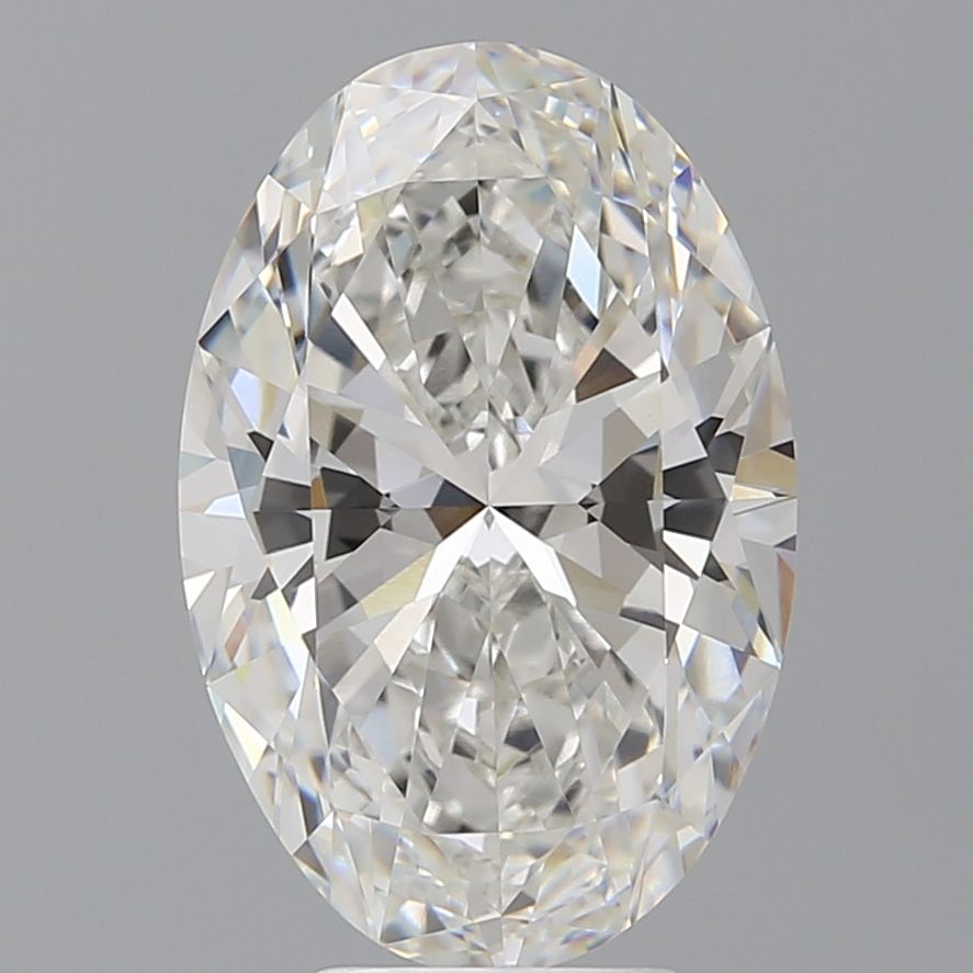 6.09 ct. oval Lab Grown Diamond front image