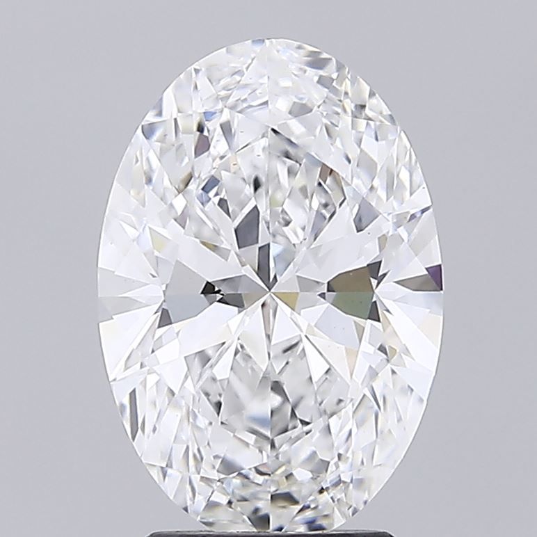 3.08 ct. oval Lab Grown Diamond front image
