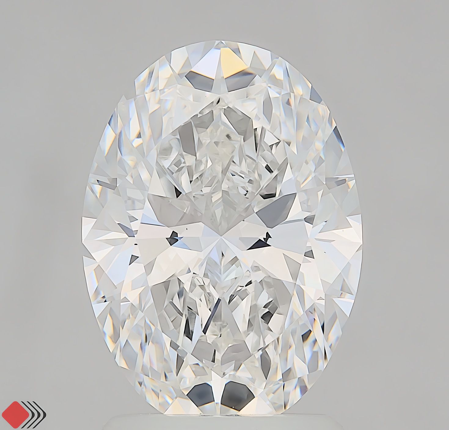 2.08 ct. oval Lab Grown Diamond front image