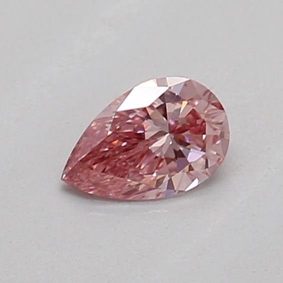 0.16 CT Fancy Vivid Pink PEAR