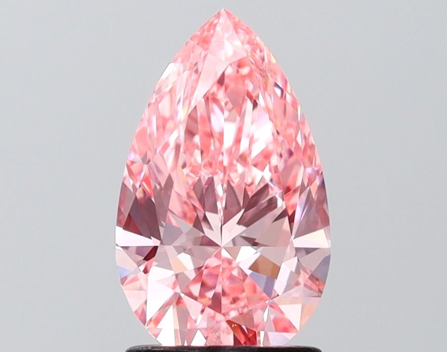 1.57 CT Fancy Vivid Pink PEAR